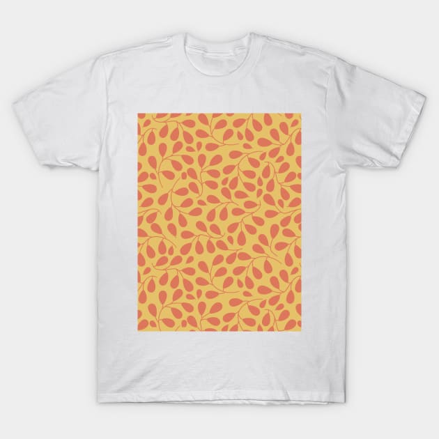 Simple Leaf Design T-Shirt by zarya_kiqo